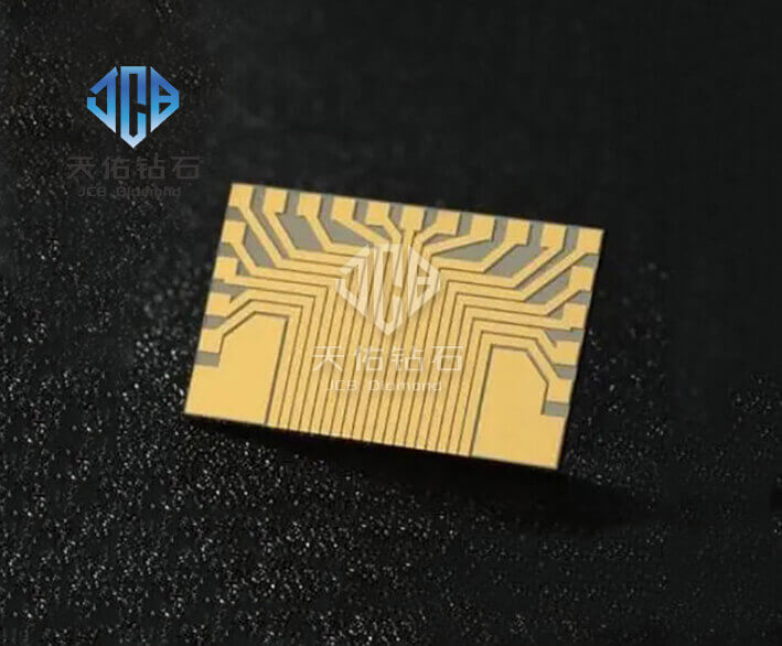 CVD single crystal diamond heat sink material