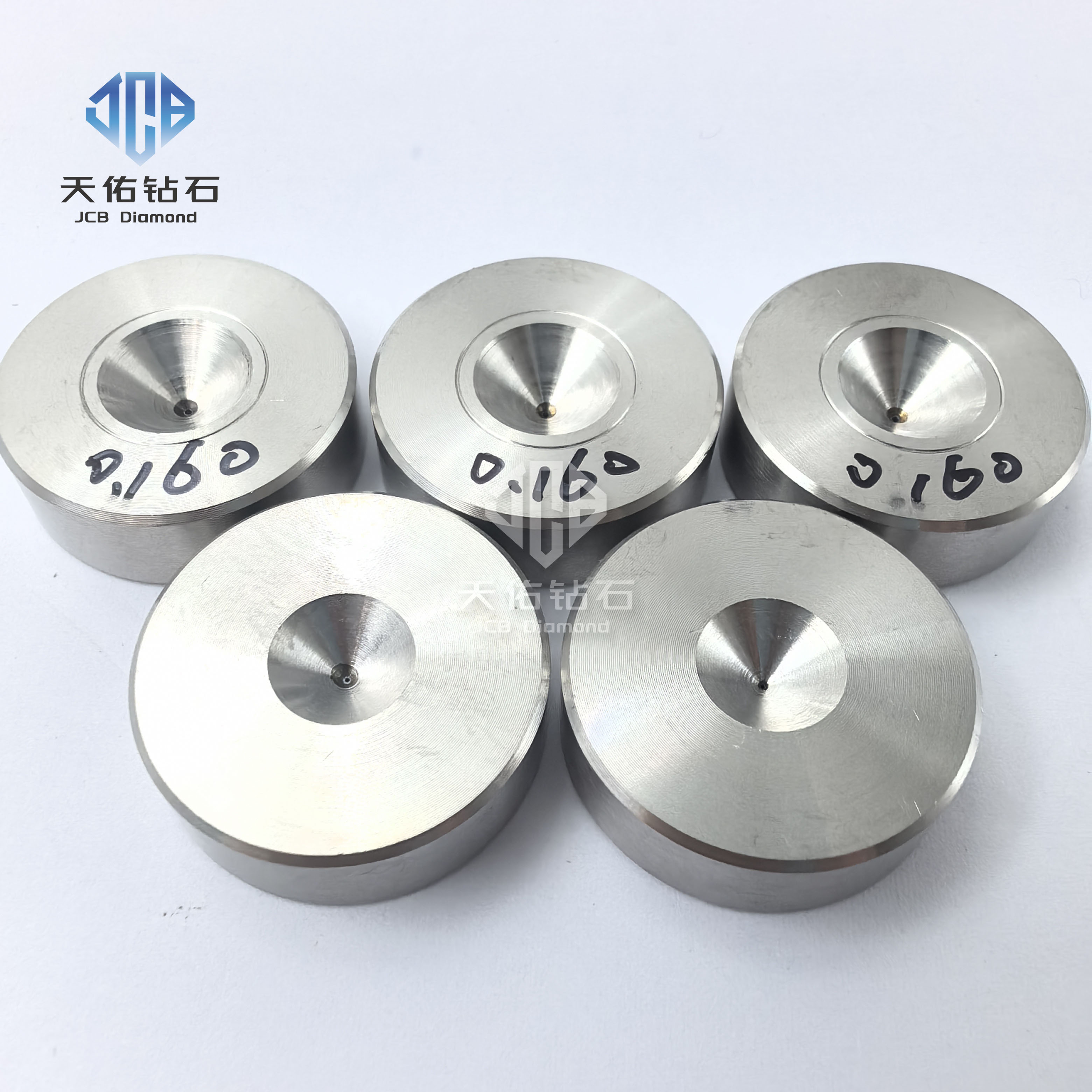 Natural Diamond Wire Drawing Die, 25mm x 8mm.Bore Diameter0.165mm