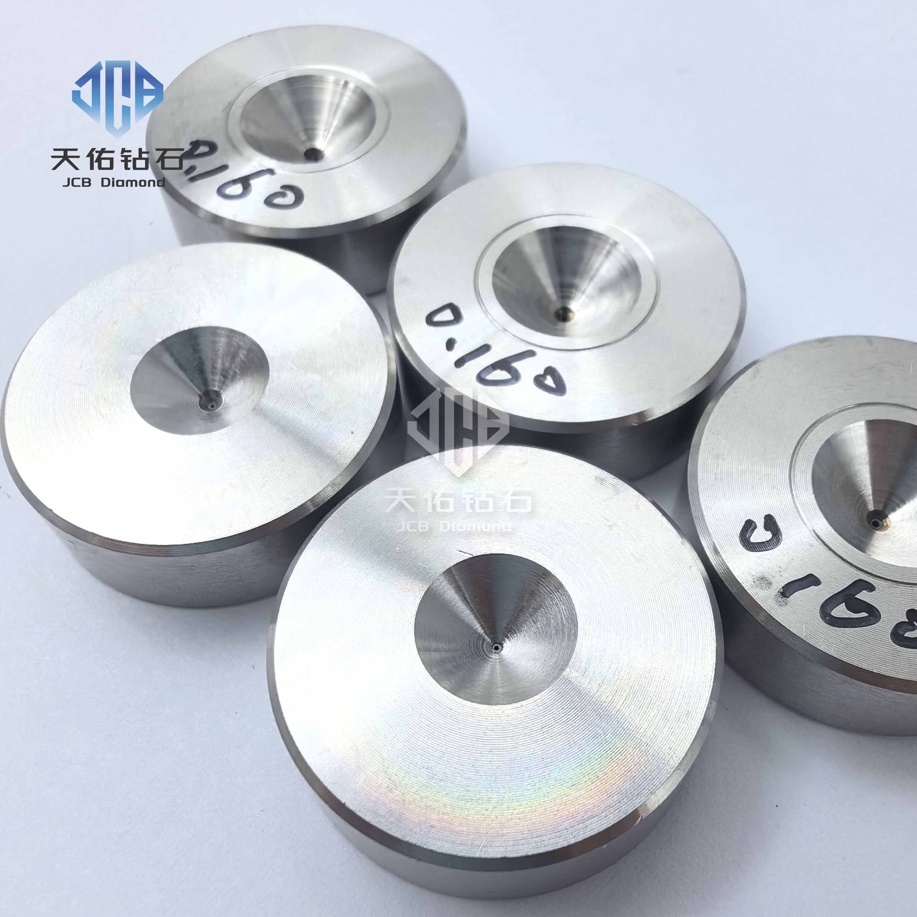 Natural Diamond Wire Drawing Die, 25mm x 8mm.Bore Diameter0.165mm