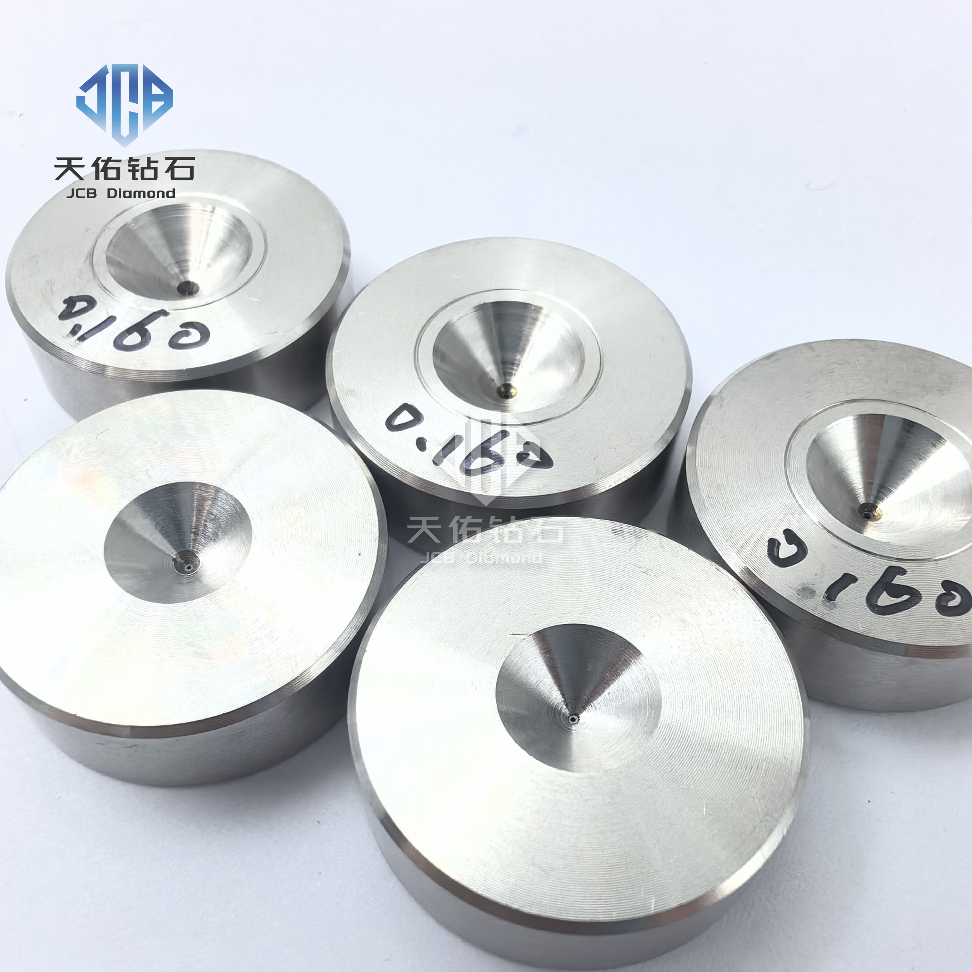 Natural Diamond Wire Drawing Die, 25mm x 8mm.Bore Diameter0.165mm