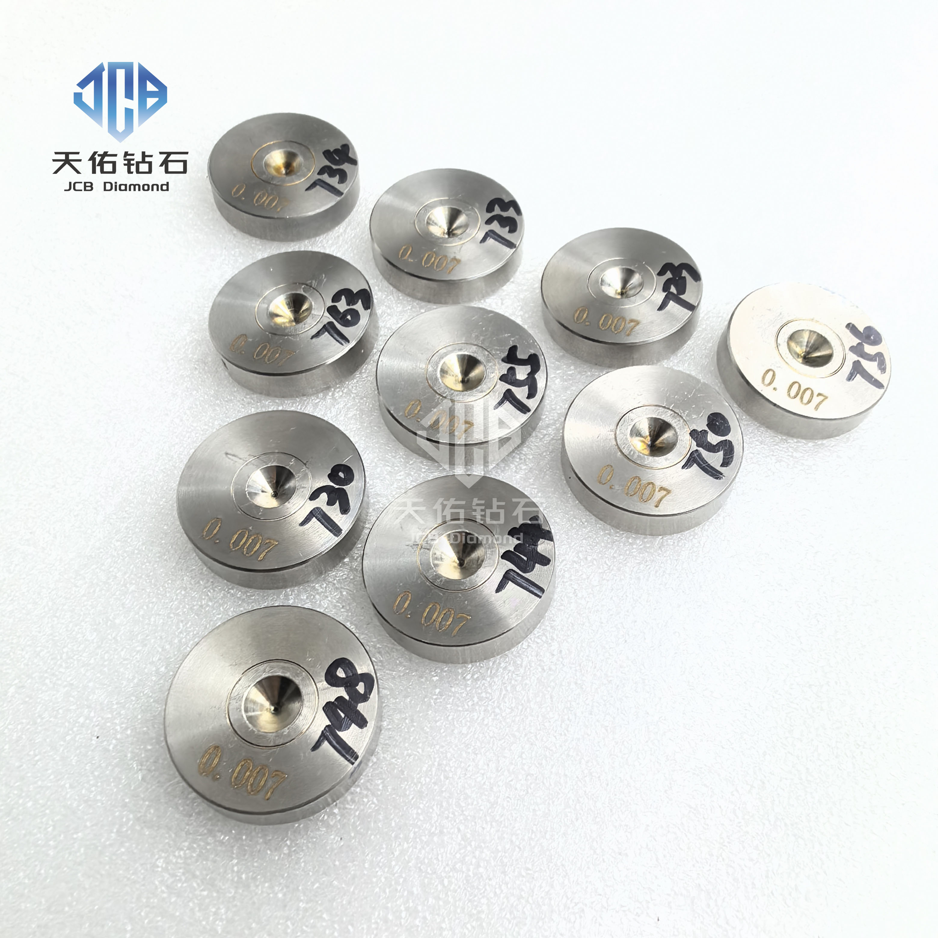 Ultra-micro Hole Natural Diamond Wire Drawing Die 0.007mm