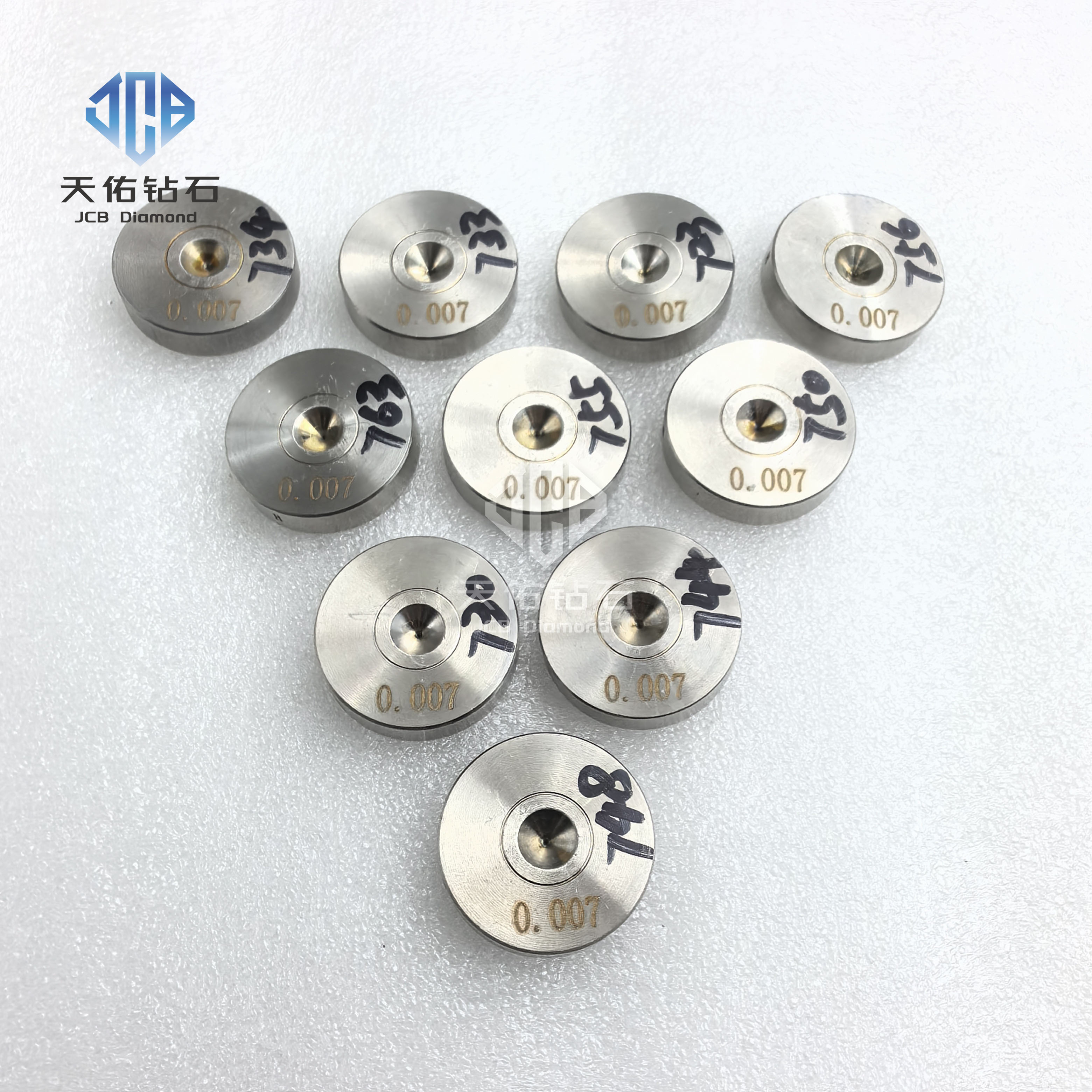 Ultra-micro Hole Natural Diamond Wire Drawing Die 0.007mm