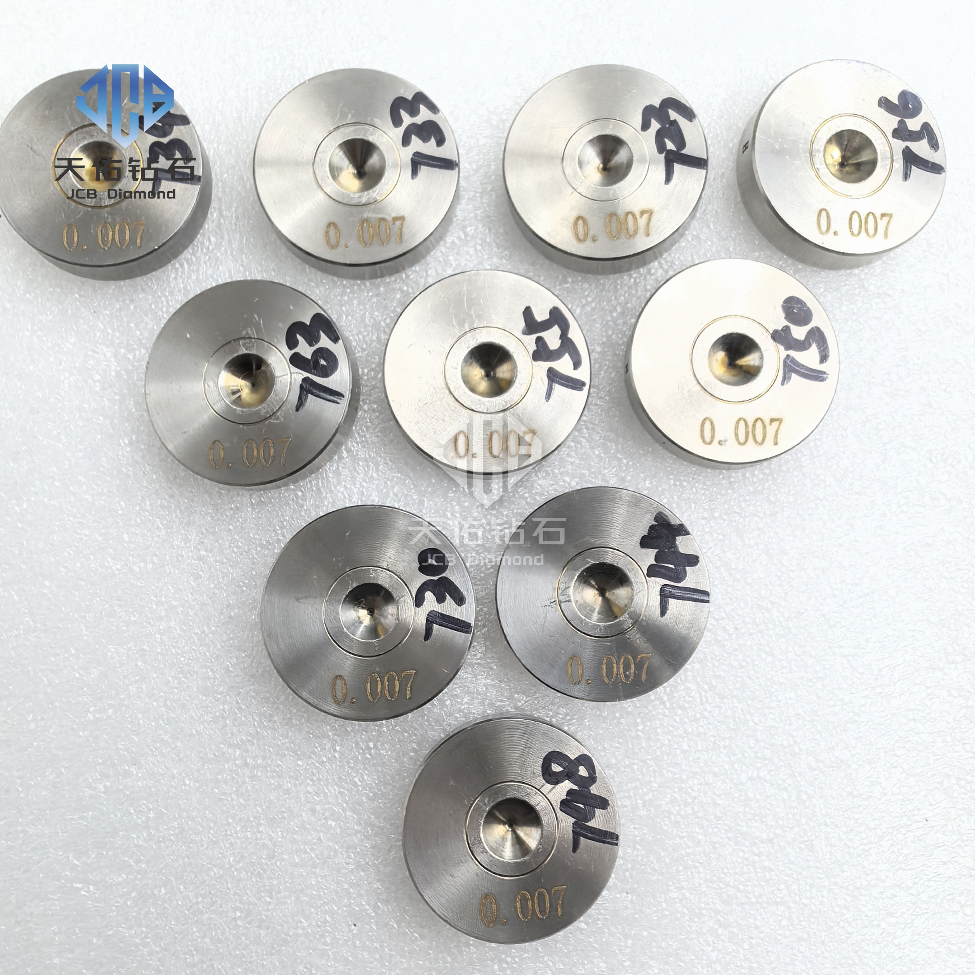 Ultra-micro Hole Natural Diamond Wire Drawing Die 0.007mm