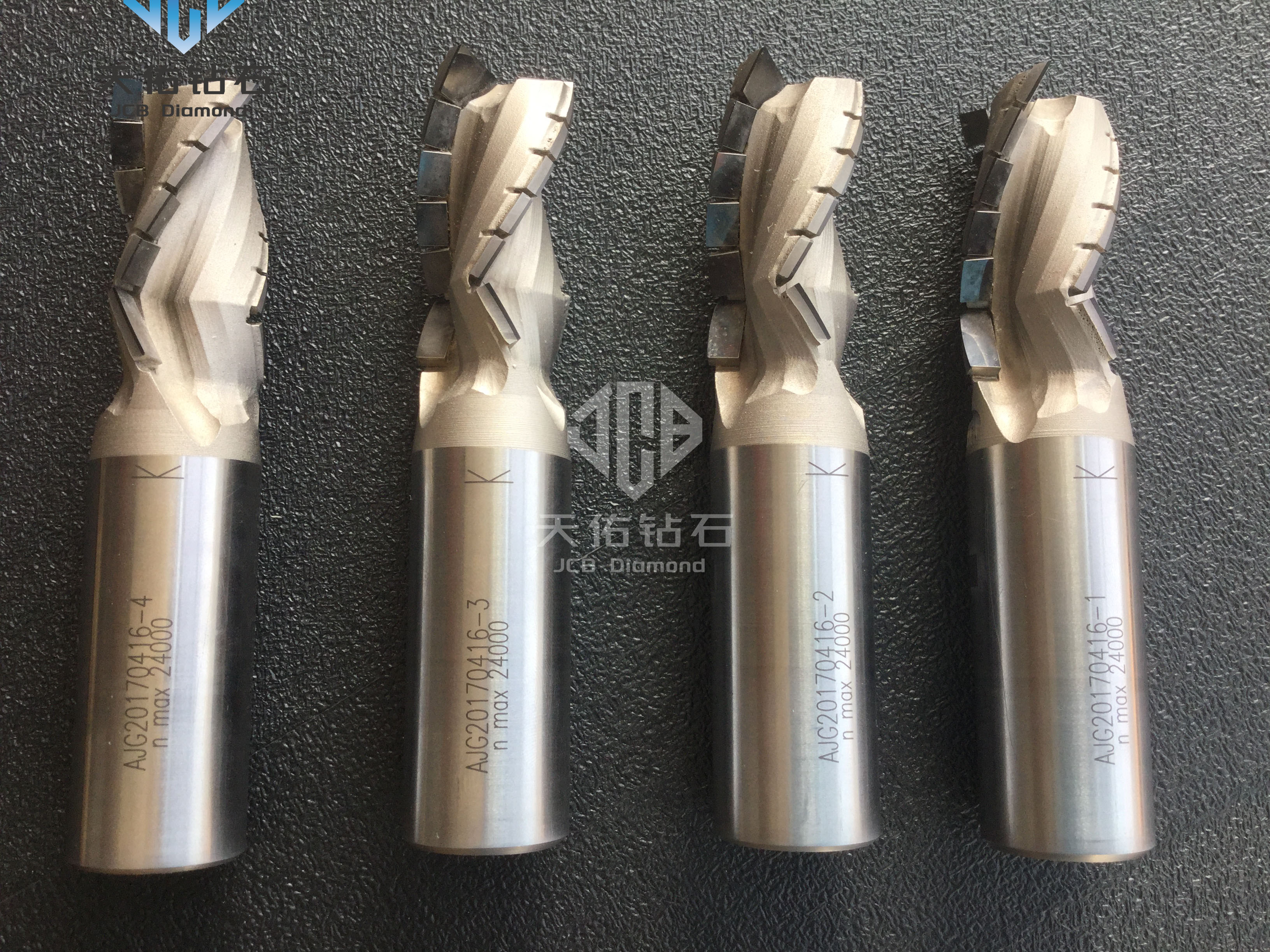 PCD spiral router bit  Z3+3