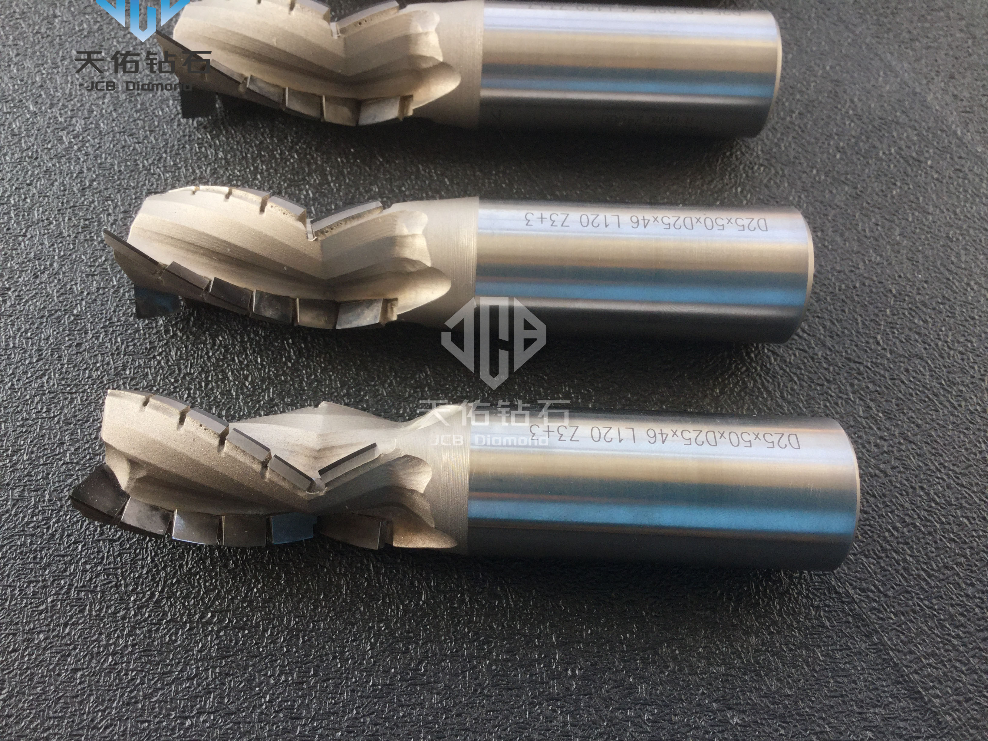 PCD spiral router bit  Z3+3