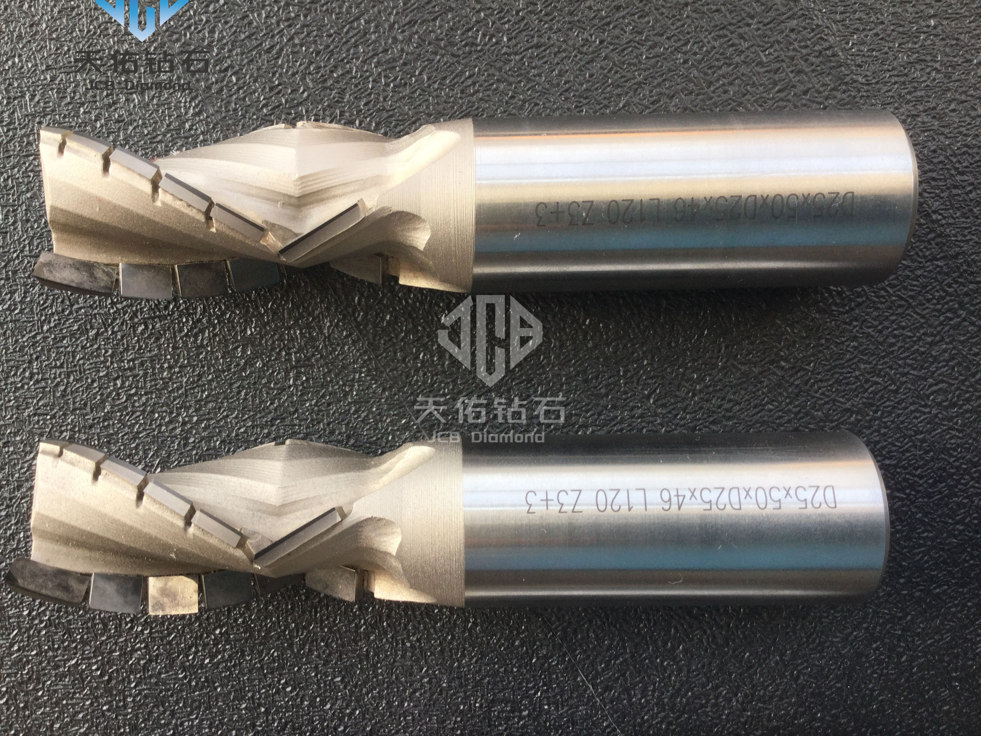 PCD spiral router bit  Z3+3