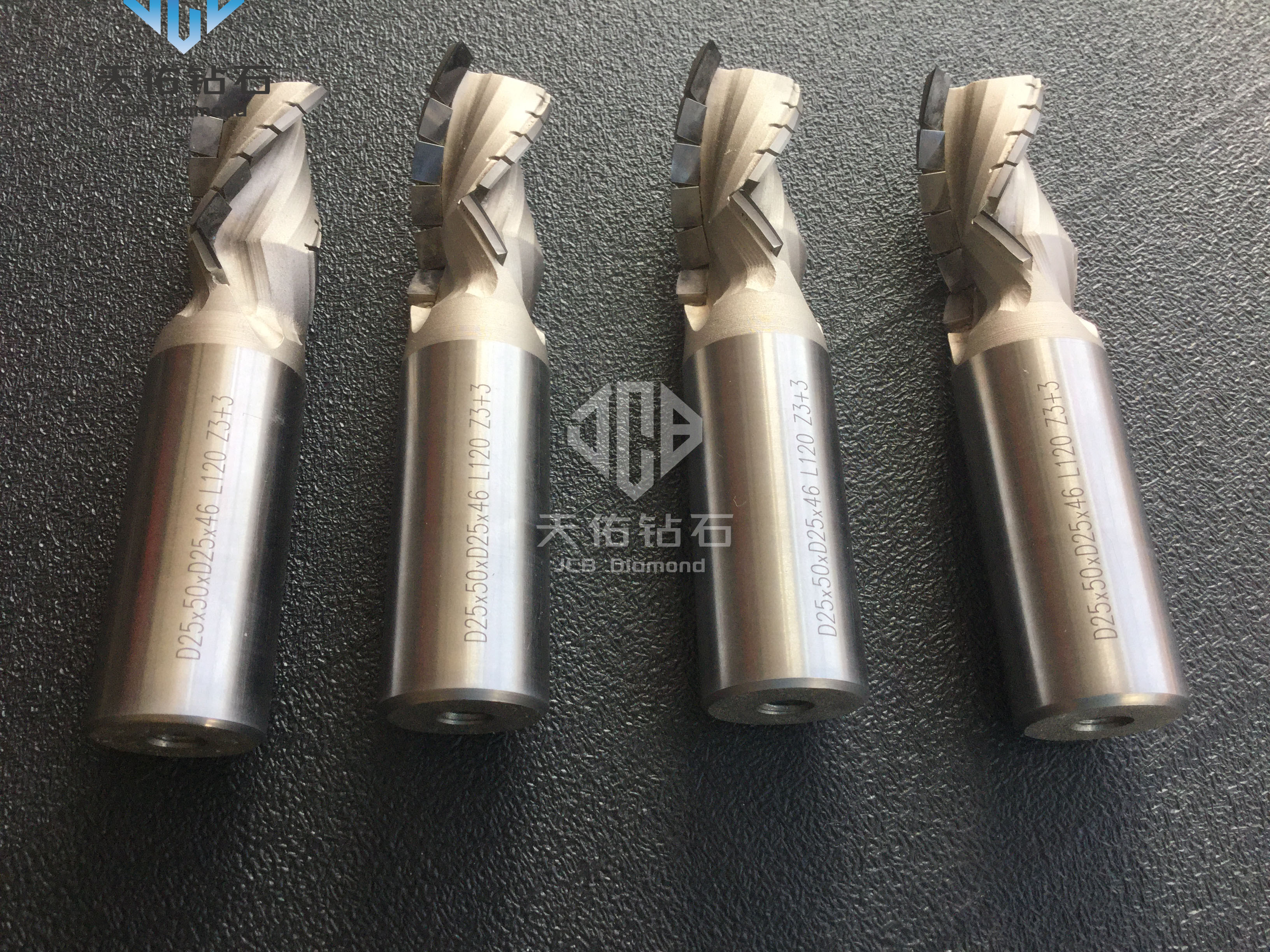 PCD spiral router bit  Z3+3
