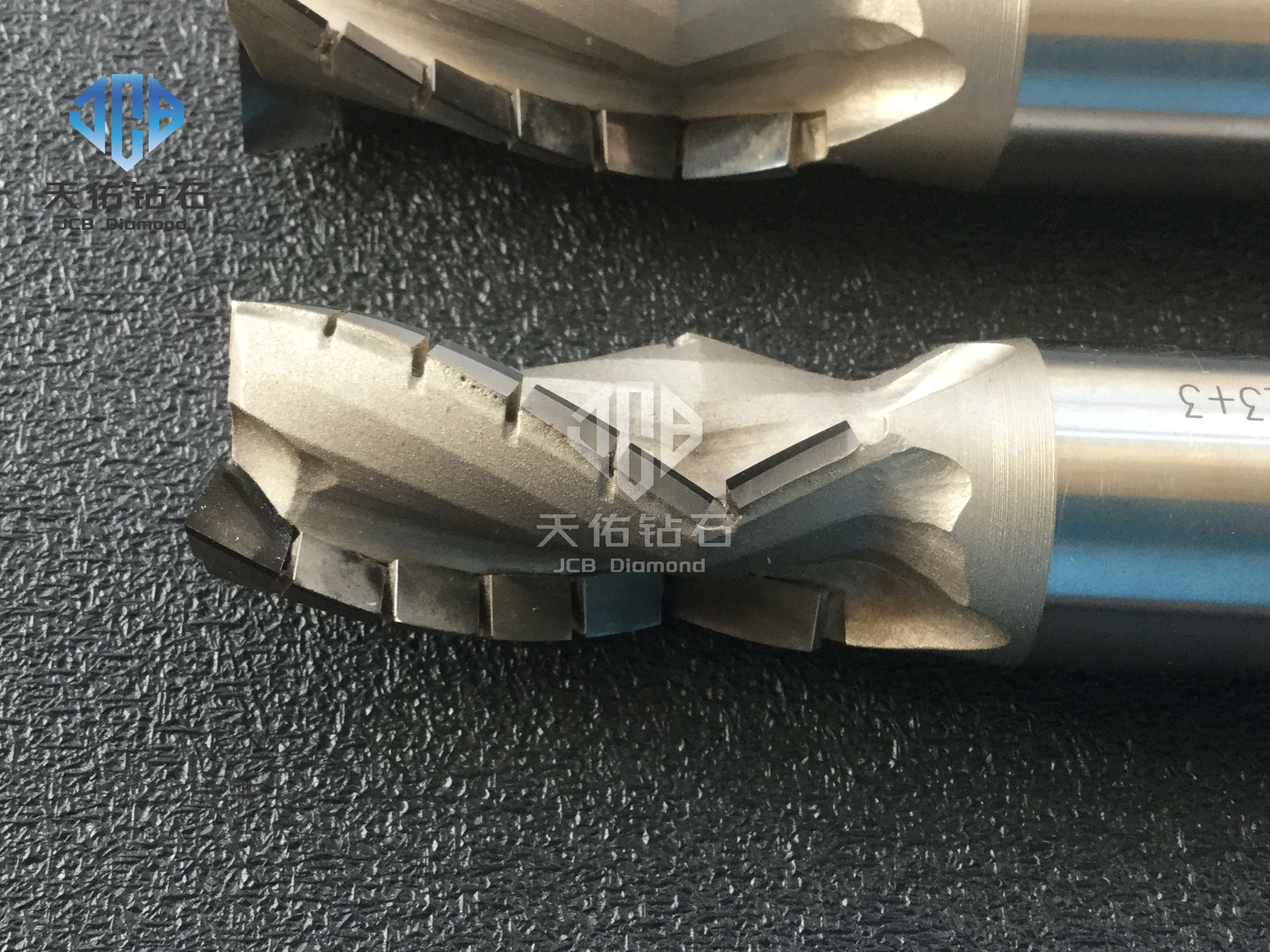 PCD spiral router bit  Z3+3
