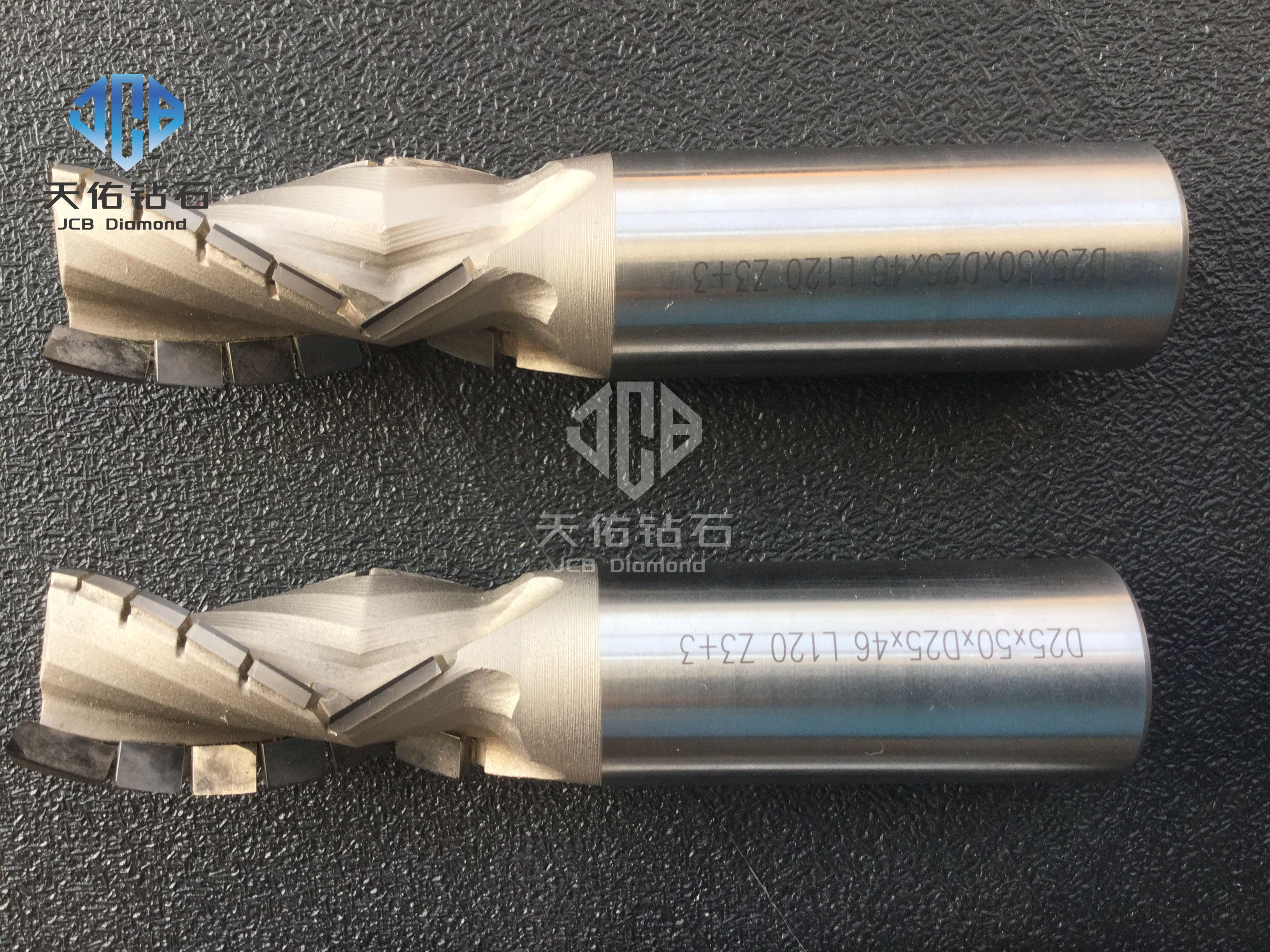 PCD spiral router bit  Z3+3