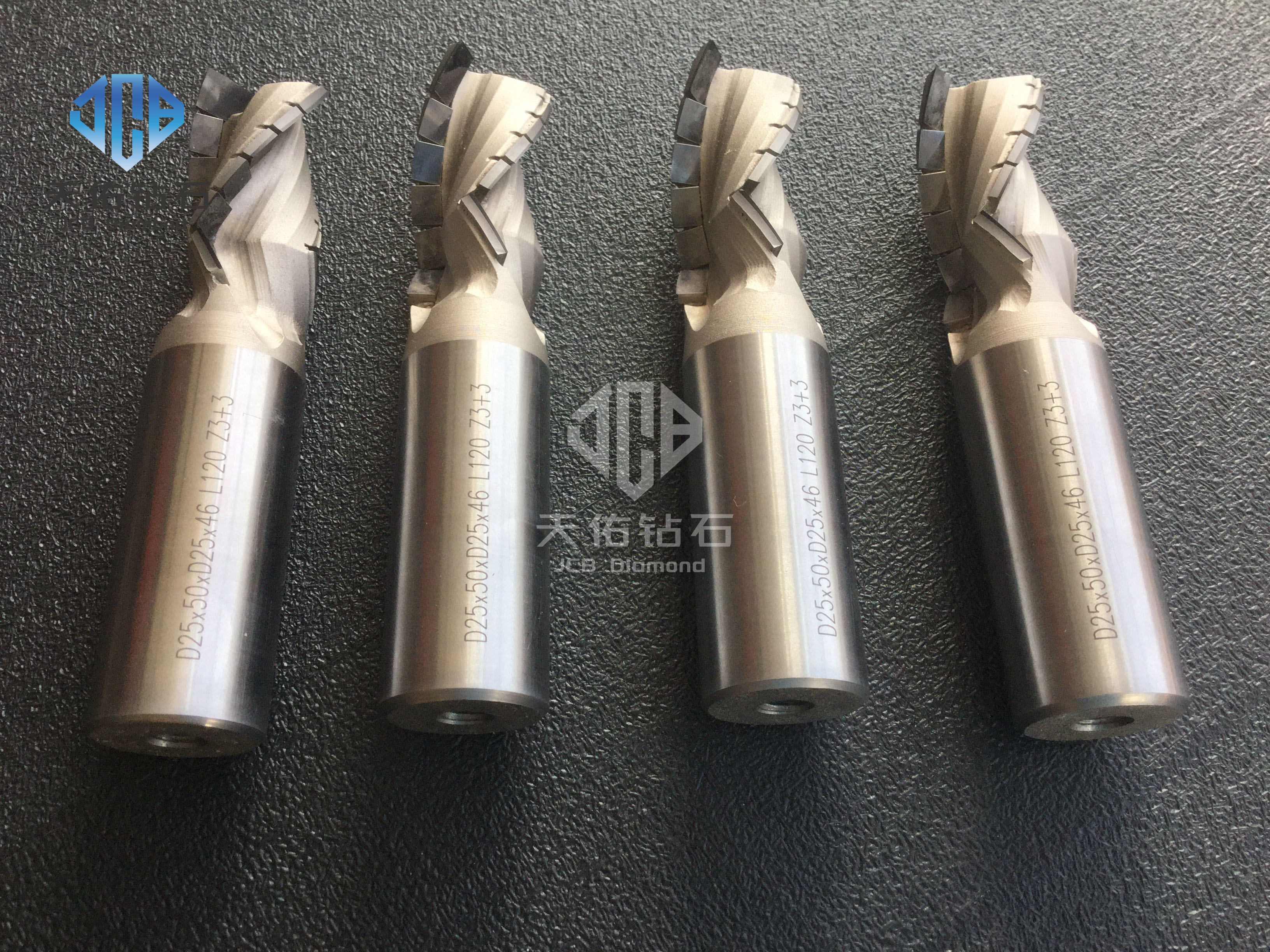 PCD spiral router bit  Z3+3
