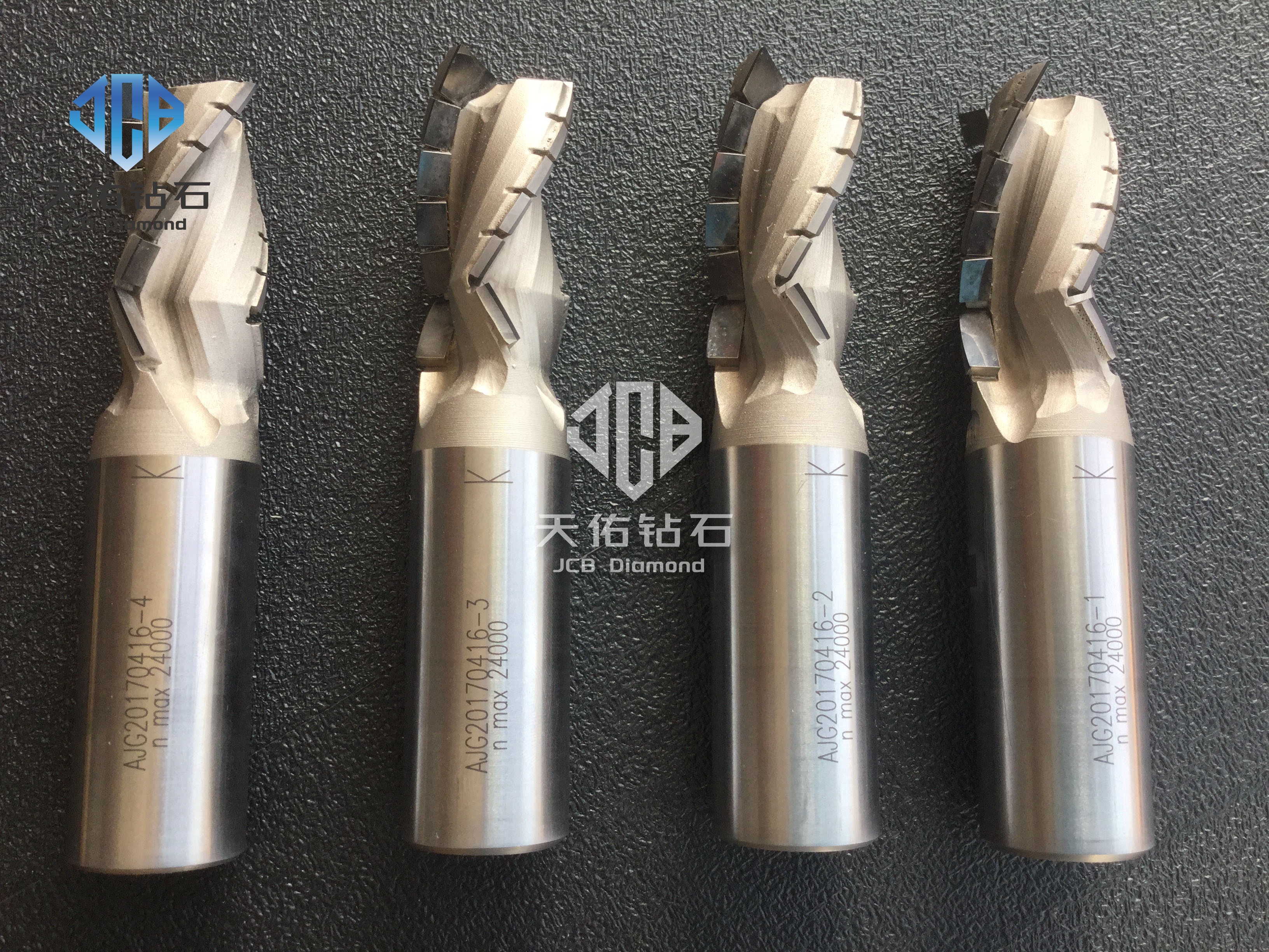 PCD spiral router bit  Z3+3