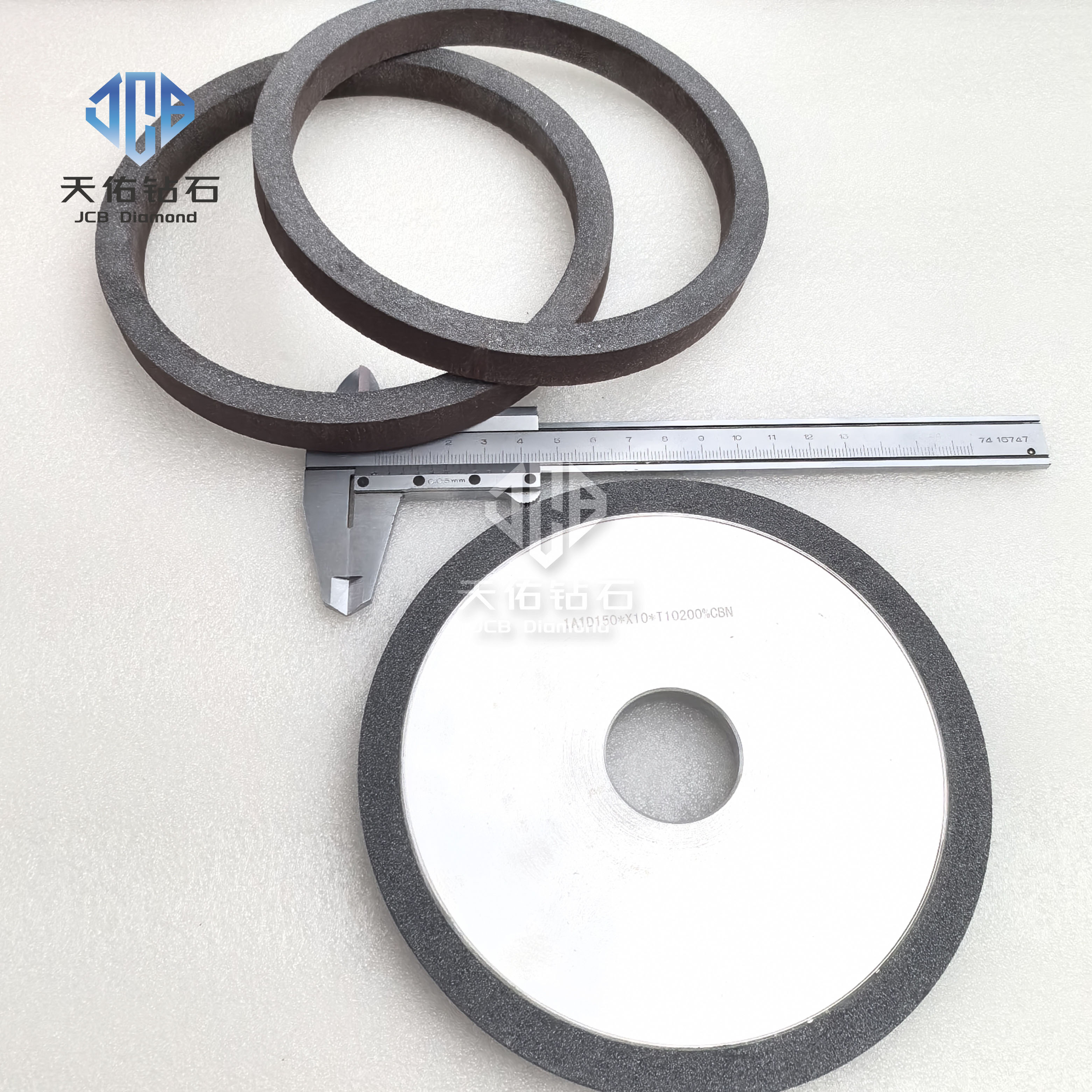 CBN Ceramic-Bonded Grinding Wheels 1A1 D150 X10 T10 200%CBN