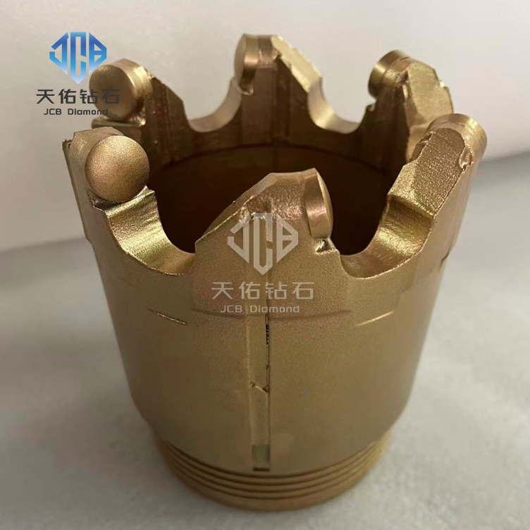 PDC core bit - high-strength alloy steel