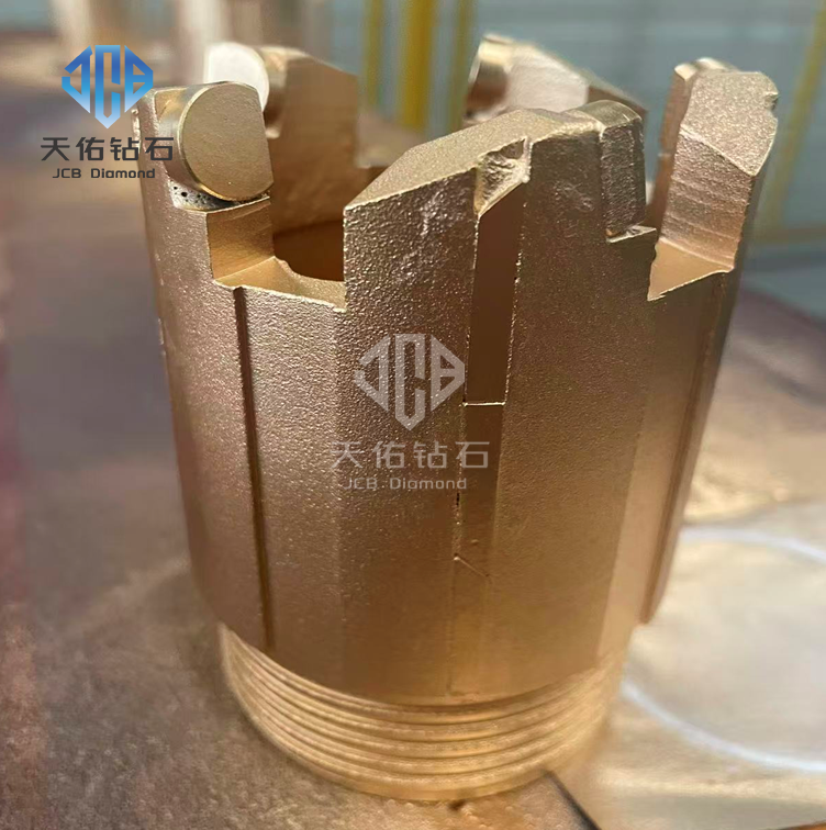 PDC core bit - high-strength alloy steel